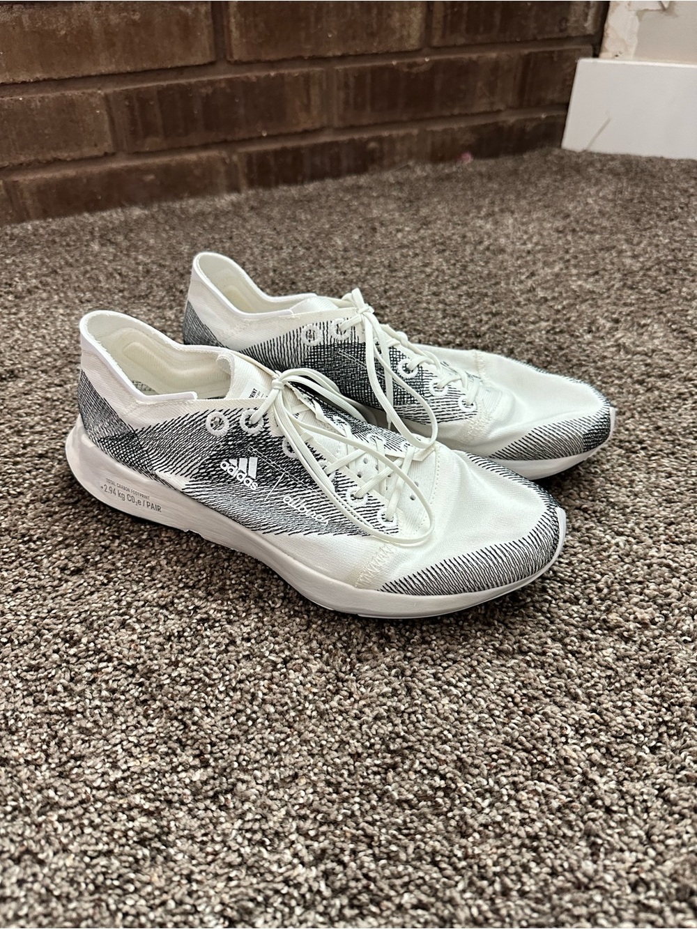 Adidas x Allbirds FUTURECRAFT.FOOTPRINT Running Shoes White GZ4283 US 7